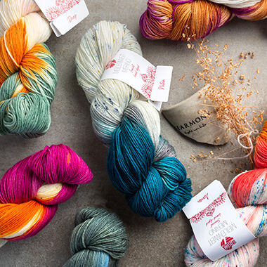 Hand-dyed <br> garens