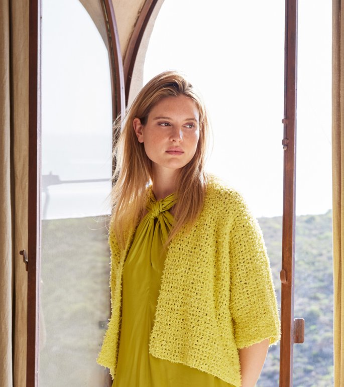 Lana Grossa KIMONO VEST Frizzante