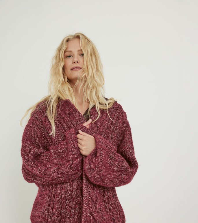 Lana Grossa VEST Natural Alpaca Pelo